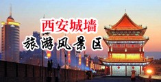 3P大鸡巴插逼爽中国陕西-西安城墙旅游风景区